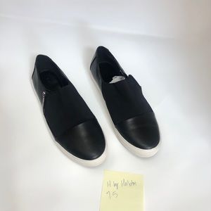 H by halston black slip on sneaker